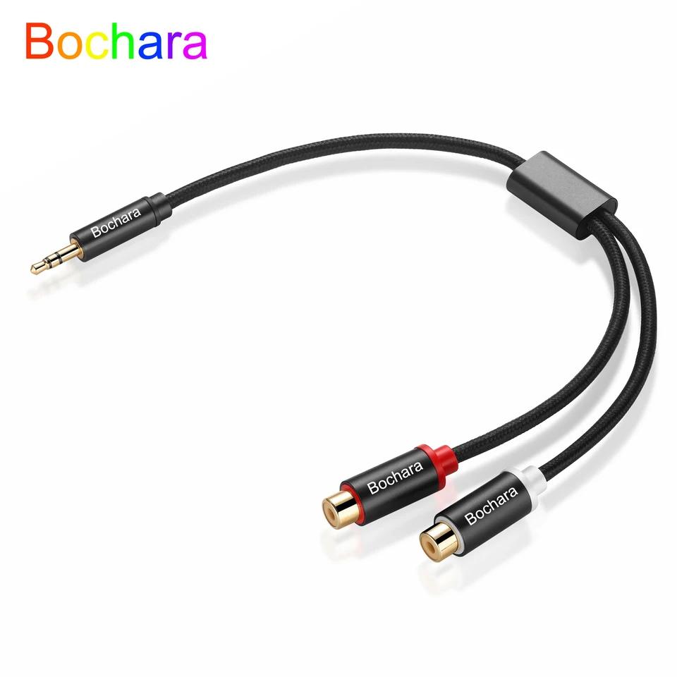Bochara  ݵ 30cm 3.5mm ׷ Aux  2RCA   ȯ ̺ ȣ +  